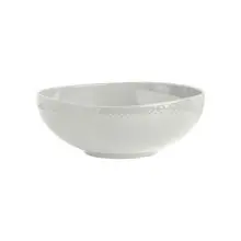 Folio - 2.5 Qt Alpha Ceram Buffet White Serving Bowl (4 Per Case) - 6958E6130
