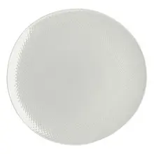 Folio - 14" Alpha Ceram Buffet White Round Platter (4 Per Case) - 6958E6136