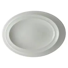 Royal Porcelain - 10.25" x 14" Tyfoon White Oval Deep Platter (12 Per Case) - 41145ST1219
