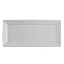 Royal Porcelain - 13.3" x 9.6" Belisa White Rectangle Platter (12 Per Case) - 61100ST0118