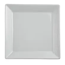 Royal Porcelain - 9.8" x 9.8" Belisa White Rim Square Plate (12 Per Case) - 61100ST0119