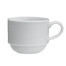 Royal Porcelain - 9 oz Belisa White Stackable Cup (36 Per Case) - 61100ST0136