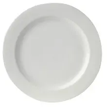 Royal Porcelain - 12.5" Avalon White Rim Plate (12 Per Case) - 61101ST0250