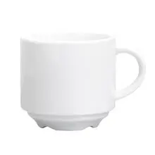 Royal Porcelain - 9 oz Avalon White Stckable Cup (36 Per Case) - 61101ST0266