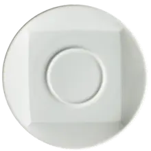 Royal Porcelain - 6.25" Ikon White Saucer (36 Per Case) - 61104ST0514