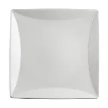 Royal Porcelain - 8.5" x 8.5" Vortex White Square Rim Plate (24 Per Case) - 61105ST0507
