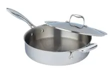 Meyer - SuperSteel 4.2 L Try-Ply Sauté Pan With Lid