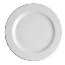 Royal Porcelain - 10.25" Avalon White Rim Plate (12 Per Case) - 61131ST0253
