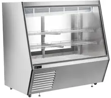 EFI Sales - 60" Stainless Steel Refrigerated Deli Showcase w/ Flat Front - CDCSS-60