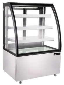EFI Sales - 73" Stainless Steel Refrigerated Display Case w/ Curved Front - CGCM-7356