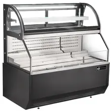 EFI Sales - 72" Black Open Air Combo Merchandiser - CGOCM-7261
