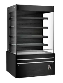 EFI Sales - 48" Black Open Air Merchandiser - CGOMB-4880