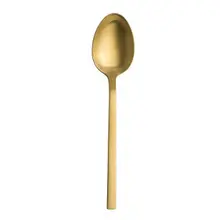 Varick - Lissome 7.1" Brushed Gold Oval Bowl Soup / Dessert Spoon (12 Per Case) - 5717GP003