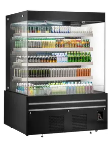 EFI Sales - 60" Black Open Air Merchandiser - CGOMB-6080