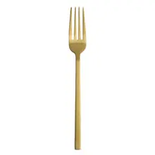 Varick - Lissome 8" Brushed Gold Dinner Fork (12 Per Case) - 5717GP021
