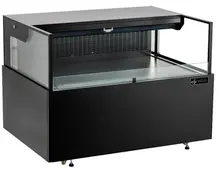 EFI Sales - 47" Black Straight Sided Open Air Display Case - CGOMS-4734
