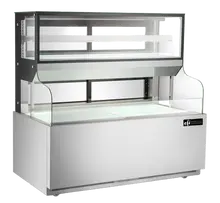 EFI Sales - 48" Stainless Steel Straight Sided Open Air Combo Merchandiser - CGOSM-5160
