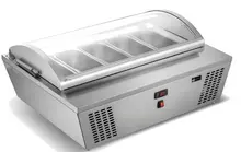 EFI Sales - 39" Gelato Freezer Merchandiser w/ 5 Pans - FGCM-5P