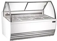 EFI Sales - 70" White Gelato Showcase w/ 13 Pans - FIGCW-7052