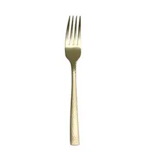 Varick - Malcolm 8" Brushed Champagne Gold Dinner Fork (12 Per Case) - 5733SX021