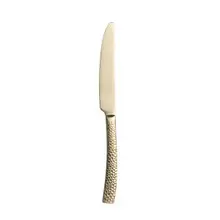 Varick - Malcolm 7.25" Brushed Champagne Gold Butter Knife (12 Per Case) - 5733SX045