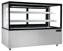 EFI Sales - 73" Neutral Display Case w/ Flat Top - NDCGSM-7348