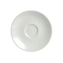 Varick - Cafe Porcelain Classic Cafe 4.75" White AD Saucer (12 Per Case) - 6900E532