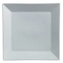 Varick - Cafe Porcelain Pub 6.75" x 6.75" White Rimmed Square Tray (12 Per Case) - 6900E536