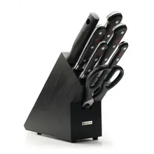 Wusthof - Classic 8 PC Black Knife Block Set