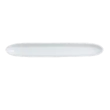 Varick - Cafe Porcelain A La Carte 12" White Olive Tray (12 Per Case) - 6900E561
