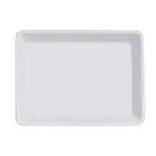 Varick - Cafe Porcelain Pub 6.8" x 5.1" White Deep Rectangle Tray (12 Per Case) - 6900E580