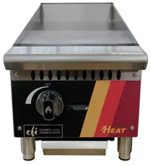 EFI Sales - 12" Liquid Propane Griddle w/ Manual Controls - HGM12-P