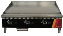 EFI Sales - 36" Natural Gas Griddle w/ Manual Controls - HGM36-N