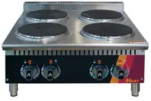 EFI Sales - 24" Electric Hot Plate w/ 4 Burners - HHP24-4B-ELC