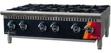 EFI Sales - 36" Liquid Propane Hot Plate w/ 6 Open Burners - HHP36-6B-P