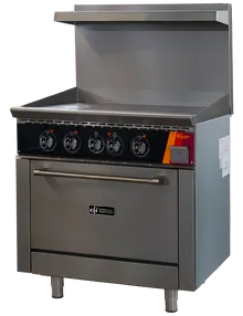 EFI Sales - 36" Electric Range w/ 1 Oven & 36" Griddle - HRG36-36GM-ELC
