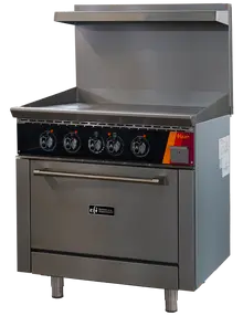 EFI Sales - 36" Liquid Propane Range w/ 1 Oven & 36" Griddle - HRG36-36GM-P