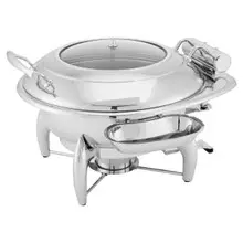 Walco - Idol Buffet 21" x 18.5" Round Chafer - WLWI6LGL