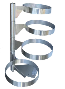 EFI Sales - 4 Tier Wall Mount Condiment Ring Holder - CH-4R-W