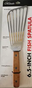 Artaste - 6.5" Wood Handle Fish Spatula
