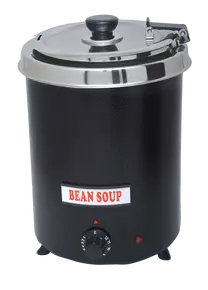 EFI Sales - 5.7L Black Soup Kettle Warmer - SA-SKCYBK57