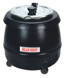 EFI Sales - 10L Black Soup Kettle Warmer - SA-SKPTBK10