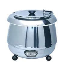 EFI Sales - 10L Stainless Steel Soup Kettle Warmer w/ Digital Display - SA-SKPTSSDD10