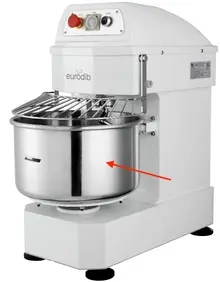 Eurodib - 40 Qt Bowl for LB40T Spiral Mixer - LB40T2