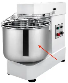 Eurodib - 50 Qt Bowl for LB50T Spiral Mixer - LB50T2
