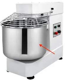 Eurodib - 60 Qt Bowl for LB60T Spiral Mixer - LB60T2
