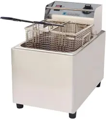 Eurodib - 8 L Electric Double Basket Countertop Fryer 240 Volt - SFE01860D240