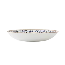 Steelite - Impressions 41.6 oz Flora Blue Bowl (12 Per Case) - 18000569