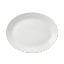 Steelite - Bead 13.5" Oval Coupe Plate (12 Per Case) - 1403X0116