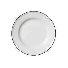 Steelite - Bead 8" Black Plate (12 Per Case) - 1406X0107